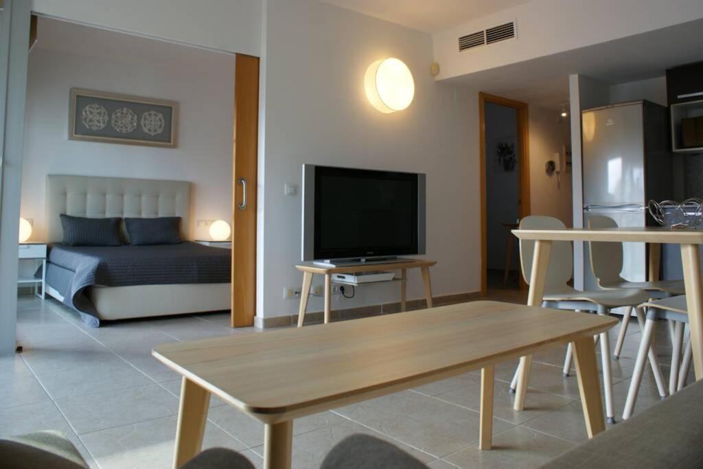 Appartement Apartamento En Roses Con Parking Y Piscina Extérieur photo